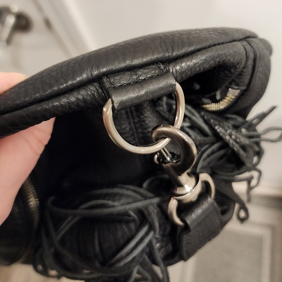 Rebecca Minkoff Leather Fringe Julian Backpack - Picture 10 of 11